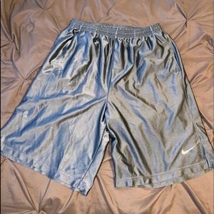 Nike shiny shorts